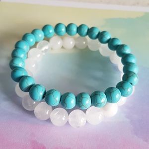 2 pcs Semi Precious Gemstones Bracelets (New Ones)